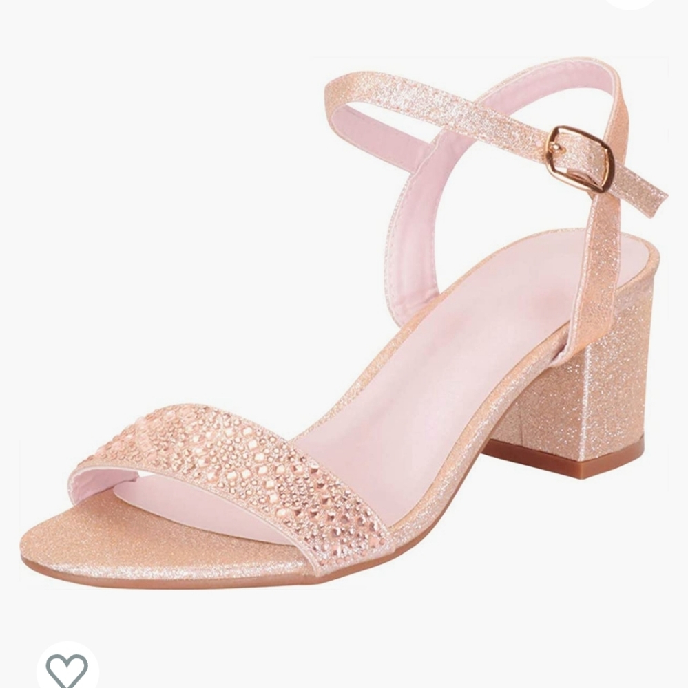 Champagne Sandals, 7 1/2